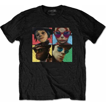 Pánská móda Gorillaz tričko, Humanz Black, pánské L