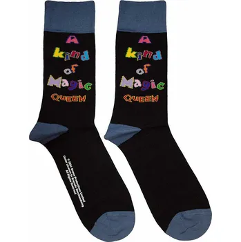 Queen ponožky, A Kind Of Magic Black, unisex - velikost 7 až 11 (40 až 45)
