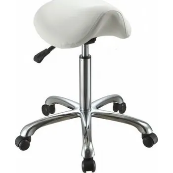 MH Star Židle 841 se sedlovým sedákem - bílá