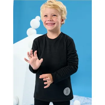Chlapecké tričko Sinsay - Tričko s dlouhými rukávy Active - černá - 388FC-99X - 388FC-99X-134