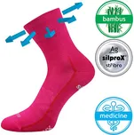 VoXX BAERON / Antibakteriální sportovní ponožky - magenta 35-38