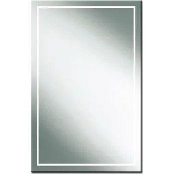 Zrcadlo Zrcadlo koupelnové 60 x 100 cm s linkou na nalepení (Zrcadlo do koupelny, nástěnné, zrcadlo na stěnu, kosmetické)