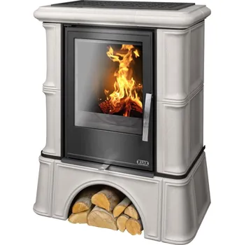 Krbová kamna ABX BAVARIA EXKLUSIVE kachlová kamna 3,5-9kW, ahorn