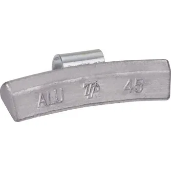 Sada na opravu pneumatiky Tip Topol TPALU-045 Naklepávací závaží na hliníkové ALU kola, olověné, 100ks 45g