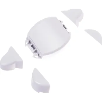 Pohon brány Nice PRXB06A set koncových krytek ramena závory Nice XBA19