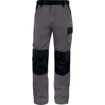 montérky DELTA MACH1 M1PA2 / Pánské pracovní kalhoty - šedá/zelená XXXL
