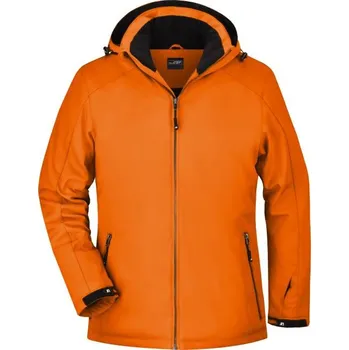 DAIBER JN 1053 / Dámská zimní sportovní softshellová bunda - dark orange XL