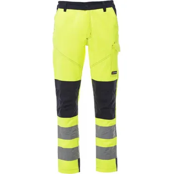 Pánské kalhoty PAYPER CHARTER TECH 001406-0407 / Pánské reflexní kalhoty s chrániči kolen - žlutá/navy S