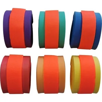 Nafukovací rukávky Nadlehčovací rukávky (pár) - oranžový zip 550x100x15mm, mix barev + oranžový zip