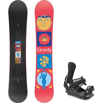 Snowboard Gravity snowboards Snowboard komplet Gravity Electra 25/26 + vázání RAVEN King Velikost: 151 cm, Velikost vázání: M