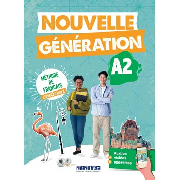 Francouzský jazyk Nouvelle Génération A2 Livre + Cahier+didier.fle.app. 2022