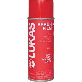 Barva ve spreji Umělecký závěrečný lak ve spreji Lukas, 400 ml - lesklý