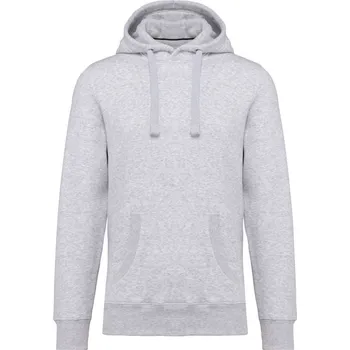Dílna KARIBAN VINTAGE K489 / Pánská mikina s kapucí - ash heather XXL