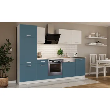 Kuchyňská linka Stolarz-Lempert Kuchyňská linka Toni 270 cm - Skaggerak + bílý mat