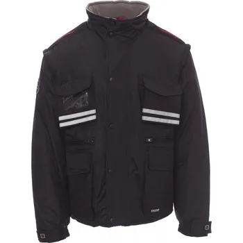 pracovní bunda PAYPER TORNADO 000209-0051 / Pánská zateplená bunda 2v1, odepínací rukávy - black S