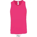 SOL´S SPORTY TT / Pánské sportovní tílko - neon pink XL