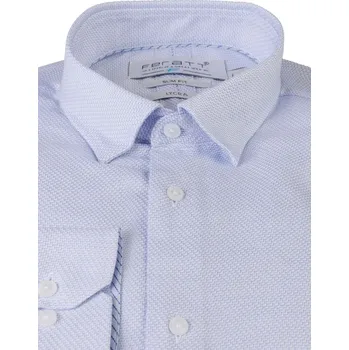 Pánská košile FERATT Pánská košile BATO světle modrá SLIM Velikost: XL