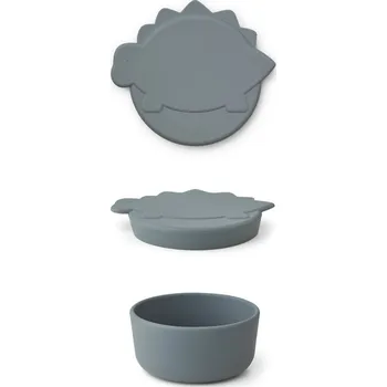 Svačinový box Svačinový box LIEWOOD Cornelius Dino Blue Wave