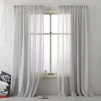 Záclona Šedé Záclony Samson (S)