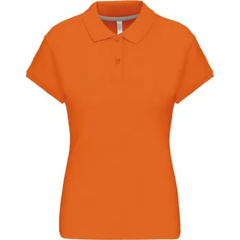 KARIBAN VINTAGE PIQUÉ K242 / Dámská polokošile s krátkým rukávem - orange XL