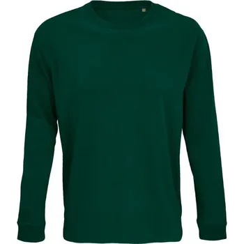 SOL´S PIONEER LSL / Pánské tričko s dlouhým rukávem z bio bavlny - green empire XL