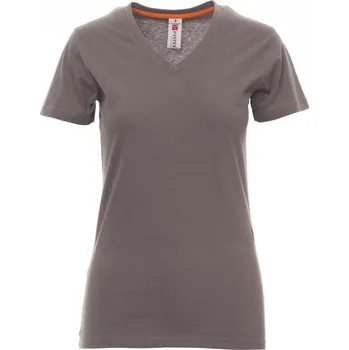PAYPER V-NECK LADY 000951-0026 / Dámské tričko s krátkým rukávem, s výstřihem do V - smoke XS