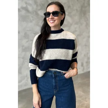 Dámský svetr Dámský svetr MaxMara TUONO 2525366142650 béžovomodrý Velikost: M