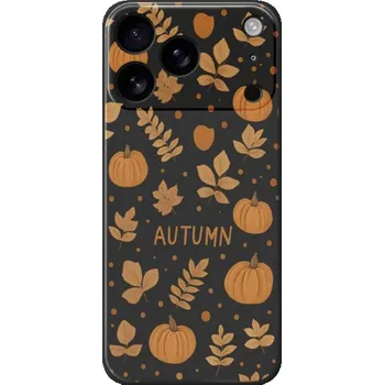 Pouzdro na mobilní telefon Ochranný kryt s podzimním vzorem pro iPhone 17 Pro Max - černý