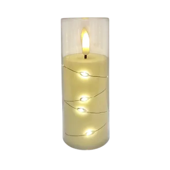 Svíčka KPPS LED zdobená svíčka 150x55 mm