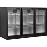 45472 Minibar prosklené křídlové dveře, černá Tefcold BA31H