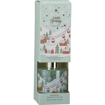 Aroma difuzér Vonný difuzér Winter Fun, vůně Grib Forest, 100 ml, světle zelená