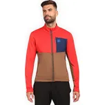 Pánská fleecová mikina KILPI ERIN-M Hnědá - 6XL