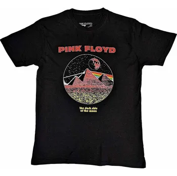 Pánská móda Pink Floyd tričko, Vintage Pyramids Black, pánské XXL