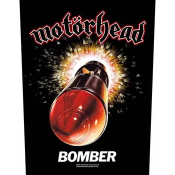 Nášivka Motorhead nášivka na záda CO+PES 30x27x36 cm, Bomber 2021 Black