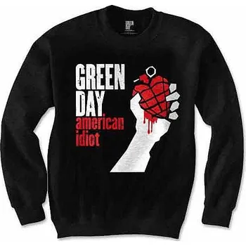 Pánská móda Green Day mikina, Sweatshirt American Idiot Black, pánská L