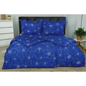 Povlečení Povlečení mikrosatén MERA modré