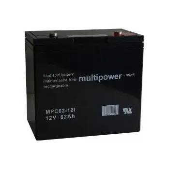 Záložní baterie Akumulátor MP62-12C cyklický provoz - Powery 12V 62Ah