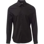 PAYPER FLORENTIA S00024-P051 / Pánská košile slim střihu - černá 40
