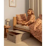 Pojízdný úložný box pod postel LIEWOOD Weston s víkem Sandy