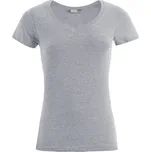 PROMODORO 3086 / Dámské tričko "slim fit" s výstřihem do V - sport grey XL