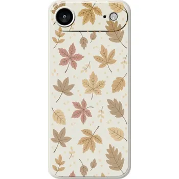 Ochranný kryt se vzorem podzimního listí pro iPhone Air - béžový