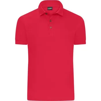 DAIBER JN 1300 / Pánská žerzejová polokošile - light red XL