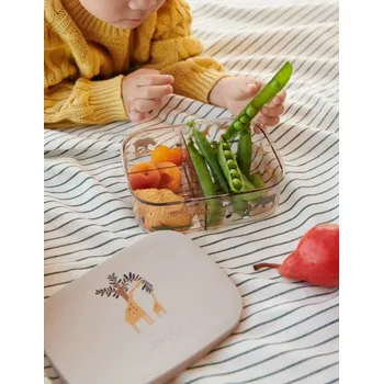 Svačinový box Tritanový svačinový box LIEWOOD Arthur Zvířátka All Together / Sandy