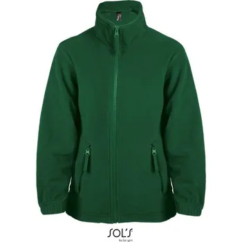 SOL´S NORTH / Dětská fleecová bunda - fir green 142-152