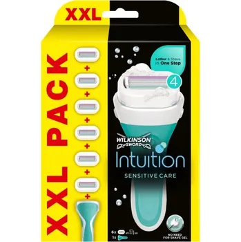 Holítko Wilkinson Sword Intuition Sensitive Care holicí strojek + 6 hlavice