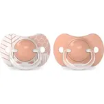 Suavinex SX Pro Dreams fyziologický dudlík 2 ks 18 m plus růžový