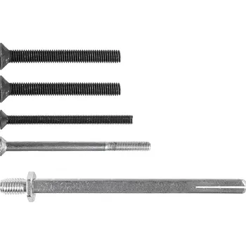 Dveřní kování MPK - SECURO S01 SET šrouby + čtyřhran 80 - 90 mm, madlo/klika
