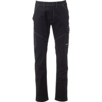 montérky PAYPER WORKER STRETCH SUMMER S00239-P055 / Strečové letní pracovní kalhoty do pasu - černá XXXL