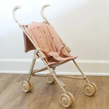 Kočárek pro panenku Kočárek pro panenky KONGES SLOJD Cherry Blush
