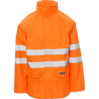 pracovní bunda PAYPER HURRICANE-JACKET FLUO 000354-0093 / Reflexní bunda proti dešti - oranžová L